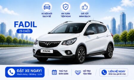 Cho thuê xe Fadil (5 chỗ)